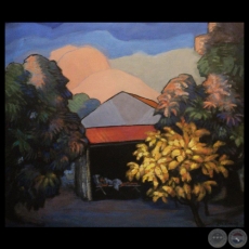 LA SIESTA, 1965 - Óleo sobre arpillera de Jaime BESTARD